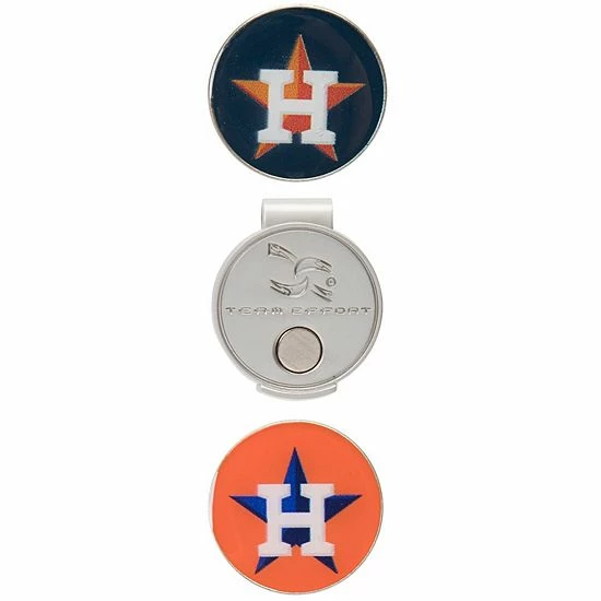 Budget ๐ Unbranded Houston Astros Hat Clip & Ball Markers Set ๐