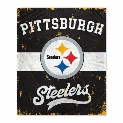 Best reviews of ⌛ Unbranded Pittsburgh Steelers 60'' X 70'' Retro Stripe Flannel Fleece Blanket ❤️