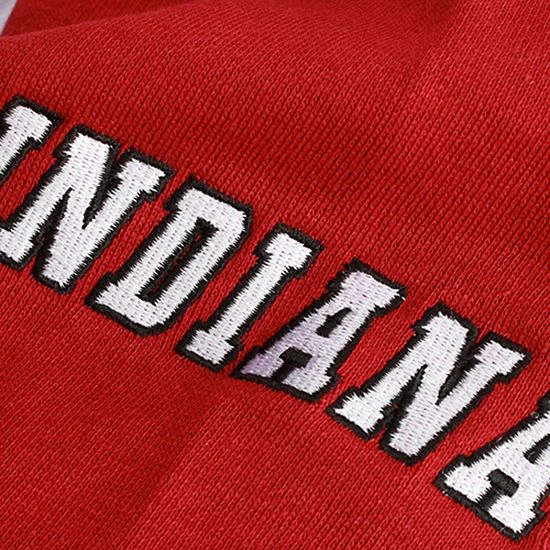Hot Sale 😉 Unbranded Youth Stadium Athletic Crimson Indiana Hoosiers Big Logo Pullover Hoodie ✔️ - Image 4