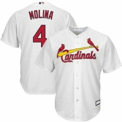 Best reviews of ✔️ Unbranded Men's Yadier Molina White St. Louis Cardinals Big & Tall Replica Player Jersey 🔥