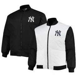 Best reviews of ⌛ Unbranded Men's White/Black New York Yankees Reversible Satin Full-Zip Jacket ✨