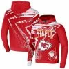 Cheapest 🎉 Unbranded Men's NFL X Staple Red Kansas City Chiefs All Over Print Pullover Hoodie 🤩