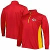 Buy 🎉 Unbranded Men's Red/Gold Kansas City Chiefs Big & Tall Quarter-Zip Jacket ⌛