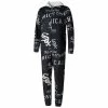 Coupon 🎁 Unbranded Men's Concepts Sport Black Chicago White Sox Windfall Microfleece Union Suit 🔥