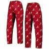 Outlet 🧨 Unbranded Men's Concepts Sport Crimson Alabama Crimson Tide Logo Flagship Allover Print Pants 🔔