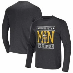 Best reviews of 👍 Unbranded Men's NFL X Darius Rucker Collection By Fanatics Heathered Charcoal Minnesota Vikings Long Sleeve T-Shirt 💯