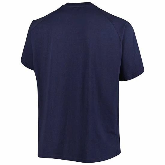 Budget 🎁 Unbranded Men's Navy Notre Dame Fighting Irish Big & Tall Raglan T-Shirt 😀 - Image 4
