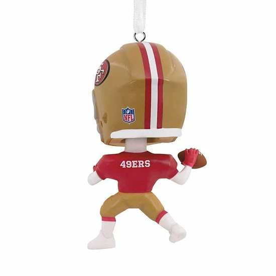 Outlet 🎉 Unbranded Hallmark San Francisco 49ers Bouncing Buddy Ornament ✨ - Image 3
