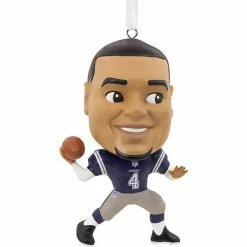Hot Sale 🧨 Unbranded Hallmark Dak Prescott Dallas Cowboys Bouncing Buddy Player Ornament 🎉