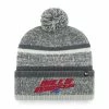 Best Sale 🔥 Unbranded Men's '47 Charcoal Buffalo Bills Bills Mafia Northward Cuff Pom Knit Hat 🤩