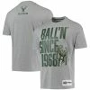 New ❤️ Unbranded Men's BALL'N Heathered Gray Milwaukee Bucks Since 1968 T-Shirt 🧨