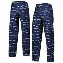 Best deal 🥰 Unbranded Men's Concepts Sport College Navy Seattle Seahawks Breakthrough Allover Print Knit Pants 💯