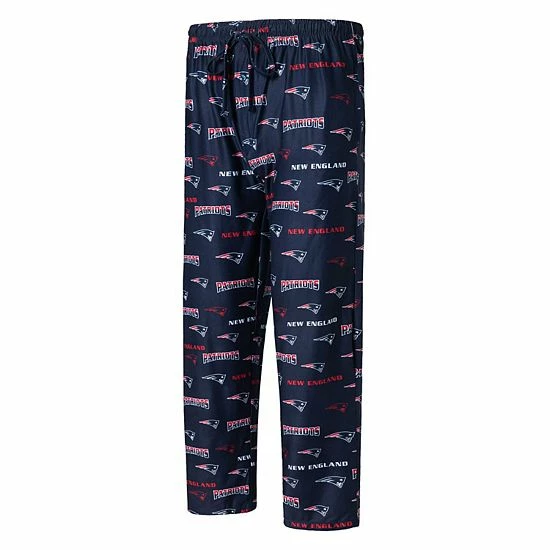 Cheapest ✔️ Unbranded Men's Concepts Sport Navy New England Patriots Breakthrough Allover Print Knit Sleep Pants ✨