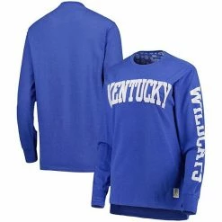 Promo 🔥 Unbranded 👩 Women's Pressbox Royal Kentucky Wildcats Two-Hit Canyon Long Sleeve T-Shirt 🔔