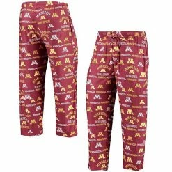 Budget 🥰 Unbranded Men's Concepts Sport Maroon Minnesota Golden Gophers Flagship Allover Print Sleep Pants 👏