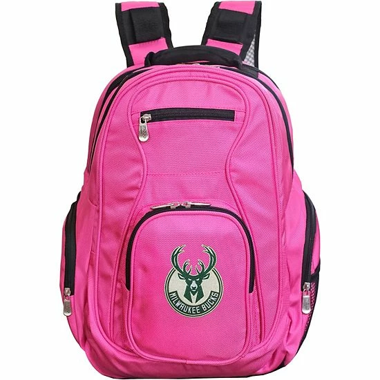 Cheapest 🎁 Unbranded Milwaukee Bucks Premium Laptop 🎒 Backpack Buk Pink 😍 - Image 6
