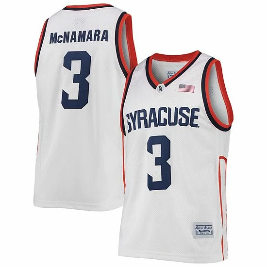 Best deal ✔️ Unbranded Men's Original Retro Brand Gerry McNamara White Syracuse Orange Alumni Commemorative Classic 🏀 Basketball Jersey 👏