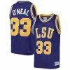 Flash Sale 🥰 Unbranded Men's Original Retro Brand Shaquille O'Neal Purple LSU Tigers Alumni 🏀 Basketball Jersey 👏