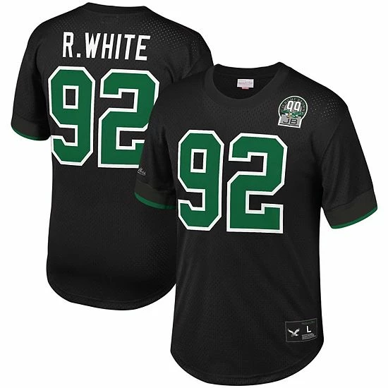 Cheapest ๐คฉ Unbranded Men's Mitchell & Ness Reggie White Black Philadelphia Eagles Retired Player Name & Number Mesh Top ๐ฅ