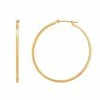 Deals 👏 Unbranded 10k Gold Polished Tube Hoop Earrings 👍