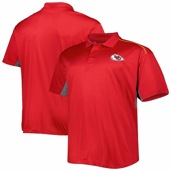 Cheapest ✨ Unbranded Men's Red Kansas City Chiefs Big & Tall Team Color Polo 🌟 - Image 2