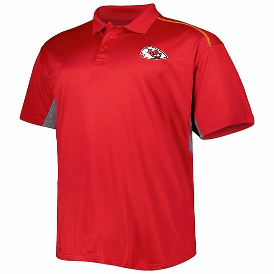 Cheapest ✨ Unbranded Men's Red Kansas City Chiefs Big & Tall Team Color Polo 🌟 - Image 3