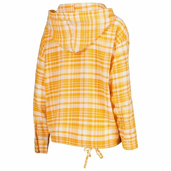 Coupon 🔥 Unbranded 👩 Women's Concepts Sport Tennessee Orange Tennessee Volunteers Mainstay Plaid Pullover Hoodie ⭐ - Image 4