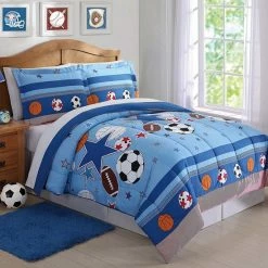 Deals ⌛ Unbranded Sports And Stars Comforter Set 🛒