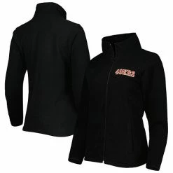 Budget 😉 Unbranded 👩 Women's Dunbrooke Black San Francisco 49ers Hayden Polar Full-Zip Jacket 😍