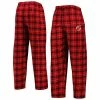 Best reviews of 🎁 Unbranded Men's Concepts Sport Red/Black New Jersey Devils Ledger Flannel Sleep Pants 🎉