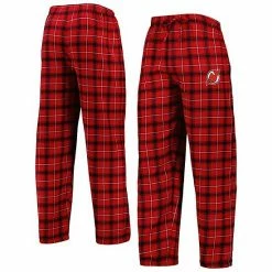 Best reviews of 🎁 Unbranded Men's Concepts Sport Red/Black New Jersey Devils Ledger Flannel Sleep Pants 🎉