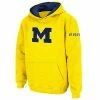Discount 🛒 Unbranded Youth Stadium Athletic Yellow Michigan Wolverines Big Logo Pullover Hoodie 😉