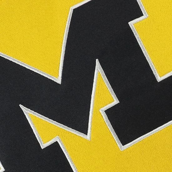 Discount 🛒 Unbranded Youth Stadium Athletic Yellow Michigan Wolverines Big Logo Pullover Hoodie 😉 - Image 3