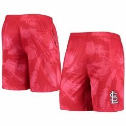 Brand new ⌛ Unbranded Men's FOCO Red St. Louis Cardinals Tie-Dye Training Shorts 🎁