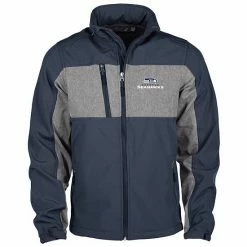 Buy 👏 Unbranded Men's Dunbrooke Navy Seattle Seahawks Circle Zephyr Softshell Full-Zip Jacket 🥰