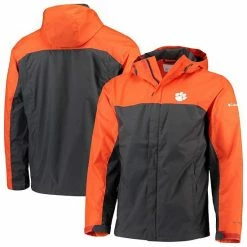 Best reviews of ✔️ Unbranded Men's Columbia Orange/Charcoal Clemson Tigers Glennaker Storm Full-Zip Jacket 👏