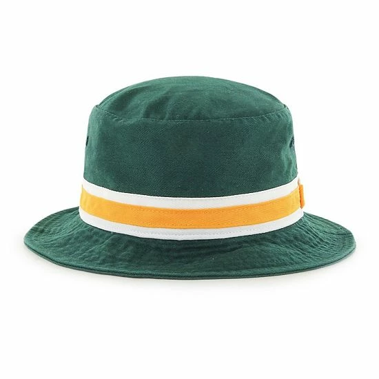 Cheap ✔️ Unbranded Men's '47 Green Green Bay Packers Striped Bucket Hat ⌛ - Image 3