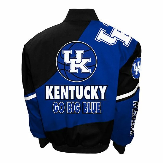 Wholesale 😀 Unbranded Men's Kentucky Wildcats Rusher Twill Jacket 😀 - Image 2