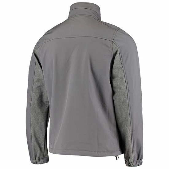 Outlet 🔥 Unbranded Men's Graphite Miami Dolphins Zephyr Softshell Full-Zip Jacket 🥰 - Image 4