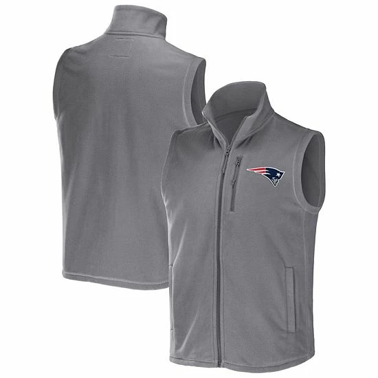 Top 10 ๐ Unbranded Men's NFL X Darius Rucker Collection By Fanatics Gray New England Patriots Polar Fleece Full-Zip Vest ๐ฅ - Image 2
