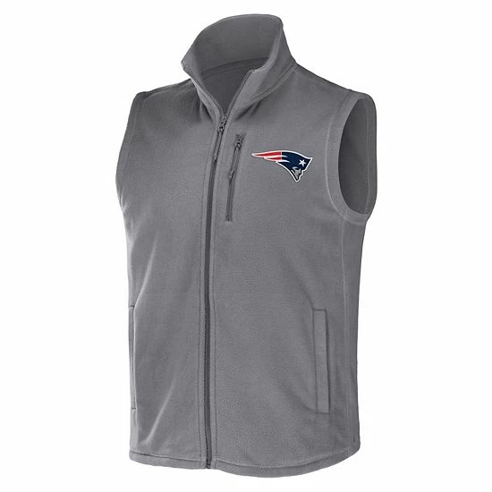 Top 10 ๐ Unbranded Men's NFL X Darius Rucker Collection By Fanatics Gray New England Patriots Polar Fleece Full-Zip Vest ๐ฅ - Image 3