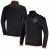 Buy 🤩 Unbranded Men's NFL X Darius Rucker Collection By Fanatics Black Chicago Bears Logo Quarter-Zip Top 🎉