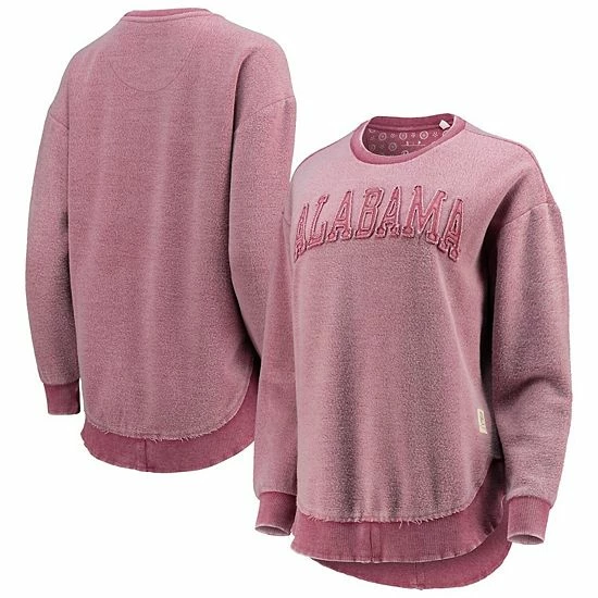New โญ Unbranded ๐ฉ Women's Pressbox Crimson Alabama Crimson Tide Ponchoville Pullover Sweatshirt โ๏ธ - Image 2