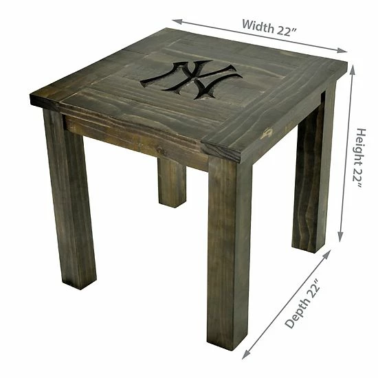 Hot Sale 🥰 Unbranded New York Yankees Reclaimed Side Table 👏 - Image 4