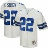 Promo ⌛ Unbranded Men's Mitchell & Ness Emmitt Smith White Dallas Cowboys 1992 Legacy Replica Jersey 🌟