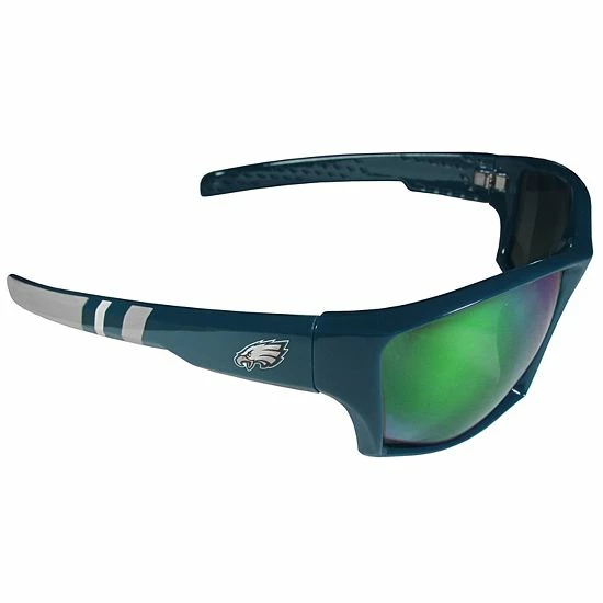 Outlet ❤️ Unbranded Adult Philadelphia Eagles Wrap 👓 Sunglasses 🎉 - Image 2
