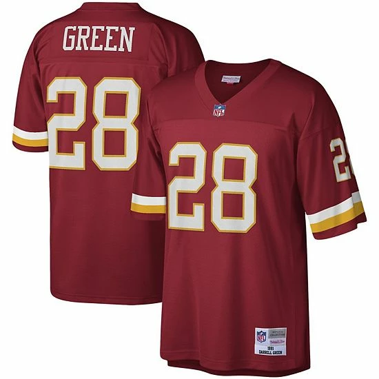 Coupon ✔️ Unbranded Men's Mitchell & Ness Darrell Green Burgundy Washington Football Team Legacy Replica Jersey 😍