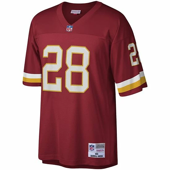 Coupon ✔️ Unbranded Men's Mitchell & Ness Darrell Green Burgundy Washington Football Team Legacy Replica Jersey 😍 - Image 3