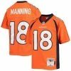 Promo ❤️ Unbranded Youth Mitchell & Ness Peyton Manning Orange Denver Broncos 2015 Retired Player Legacy Jersey 🛒