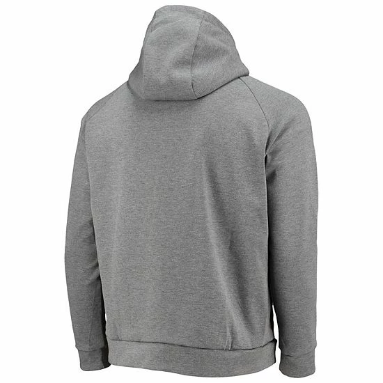 Deals 🛒 Unbranded Men's Dunbrooke Heathered Charcoal Baltimore Ravens Shag Tri-Blend Full-Zip Raglan Hoodie 🎉 - Image 4